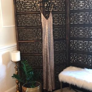 Sequined gown Christina Will